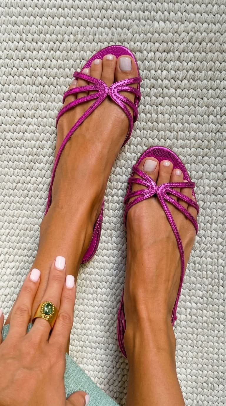 GOLDEN SUMMER ELEGANCE SANDALS