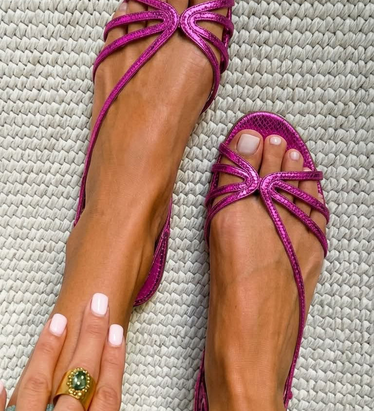 GOLDEN SUMMER ELEGANCE SANDALS