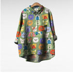 DOG PRINT BLOUSE 1