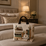 Quilted Tote Bag - Coffee Chapter