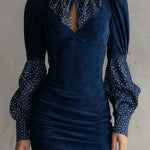 Serelinne – Vintage puff sleeve – Mini dress