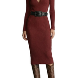 Valenoré – Sculpted elegance – Knit midi dress