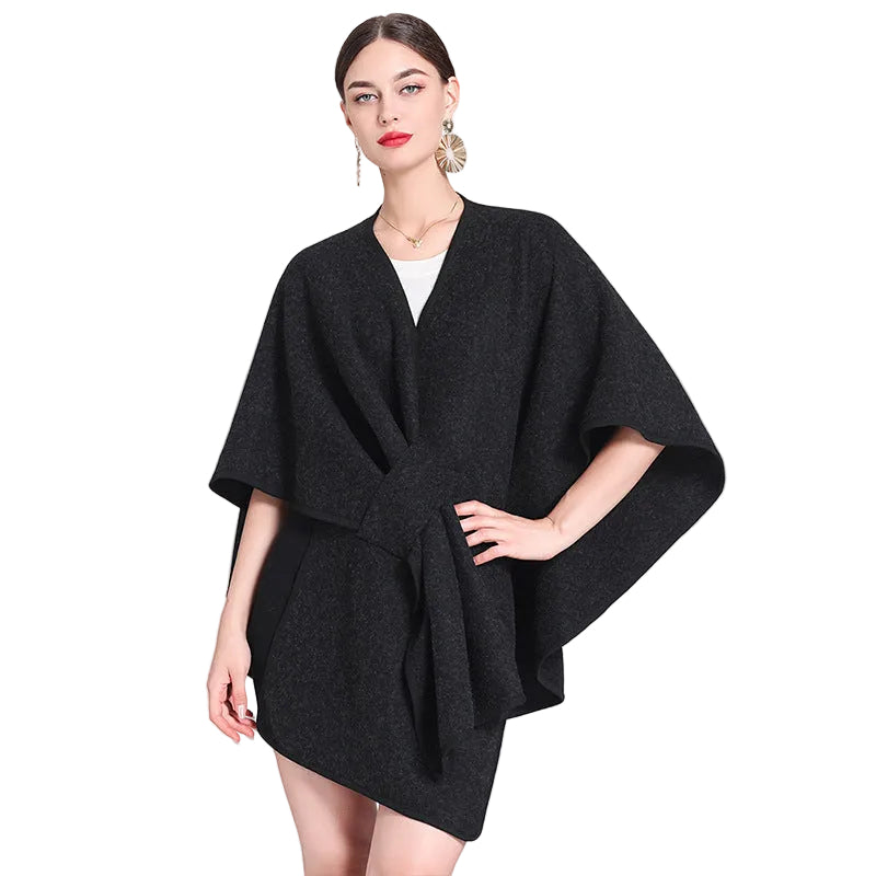 Marina™ | Caped Fleece Shawl — Final Edit