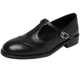 RETRO LEATHER BROGUE SANDALS