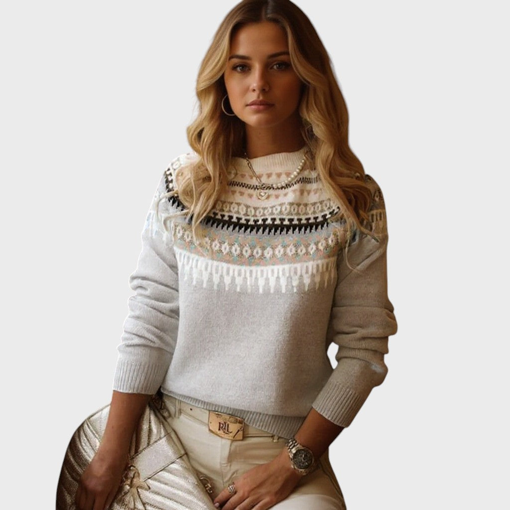 Nora | Charming Sweater with Nordic Pattern