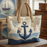 Sailing Anchor Breeze CW2309023CL Quilted Tote Bag