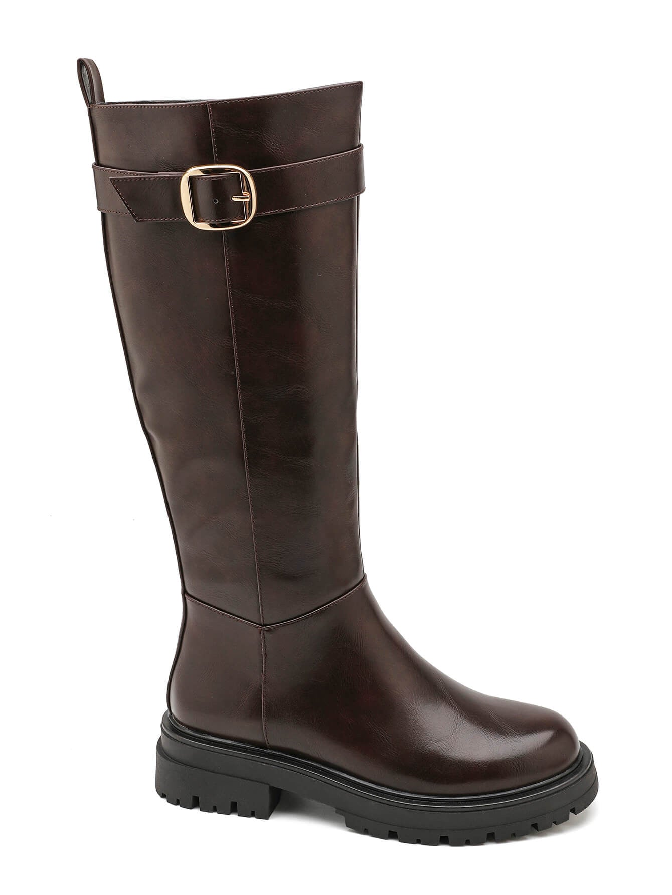TALL LEATHER-LOOK BOOTS