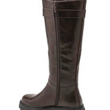 TALL LEATHER-LOOK BOOTS