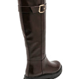 TALL LEATHER-LOOK BOOTS