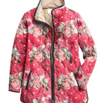 Freya | Charming Pink Floral Print Quilted Jacket — Final Edit