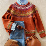 Vintage Nordic Knit Jumper – Cosy Style