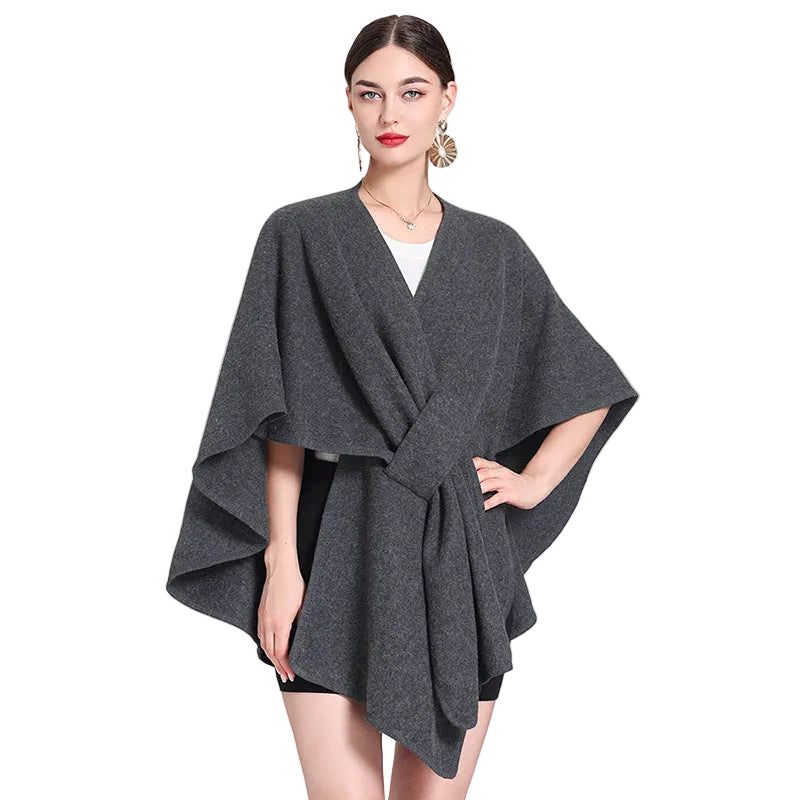 Marina™ | Caped Fleece Shawl — Final Edit
