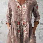 PATTERNED LONG BLOUSE 2