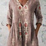 PATTERNED LONG BLOUSE 2