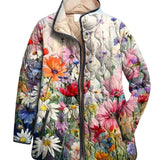 Kaia | Charming Vintage Floral Print Quilted Jacket — Final Edit