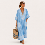 SKY BLUE ETHNIC CAFTAN