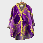 SPIRAL PRINT BLOUSE