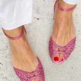GOLDEN BRAIDED SANDALS
