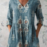 PATTERNED LONG BLOUSE 2