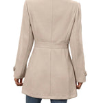 Zomerjas Dames Trenchcoat Ceintuur Getailleerd Tussenseizoen