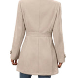 Zomerjas Dames Trenchcoat Ceintuur Getailleerd Tussenseizoen
