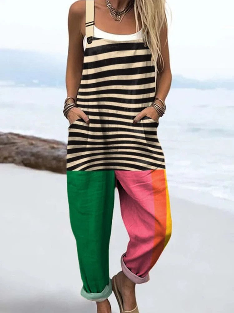 ZEST & STRIPES JUMPSUIT
