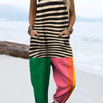 ZEST & STRIPES JUMPSUIT