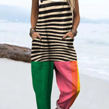 ZEST & STRIPES JUMPSUIT