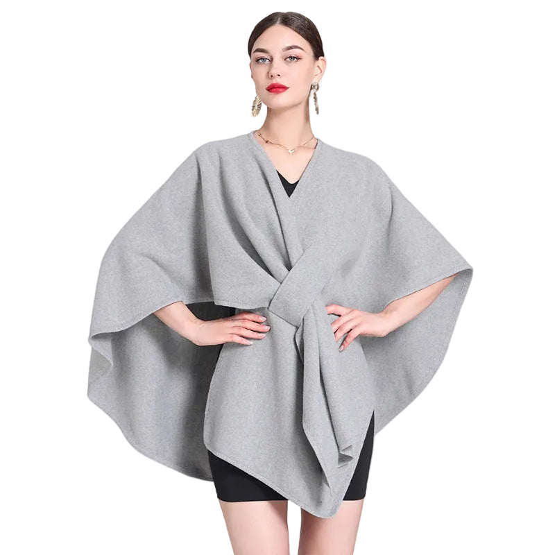 Marina™ | Caped Fleece Shawl — Final Edit