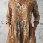 PATTERNED LONG BLOUSE 2