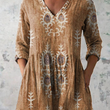 PATTERNED LONG BLOUSE 2