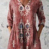 PATTERNED LONG BLOUSE 2