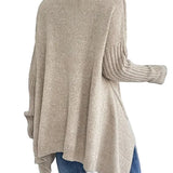 FIGURE-HUGGING TURTLENECK TOP