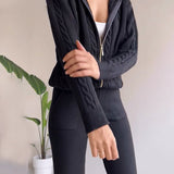 JACQUARD TWIST TWO-PIECE SET
