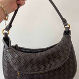 CONVERTIBLE WOVEN SHOULDER BAG