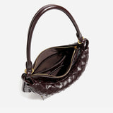 CONVERTIBLE WOVEN SHOULDER BAG