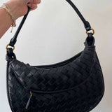 CONVERTIBLE WOVEN SHOULDER BAG