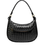 CONVERTIBLE WOVEN SHOULDER BAG