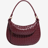 CONVERTIBLE WOVEN SHOULDER BAG