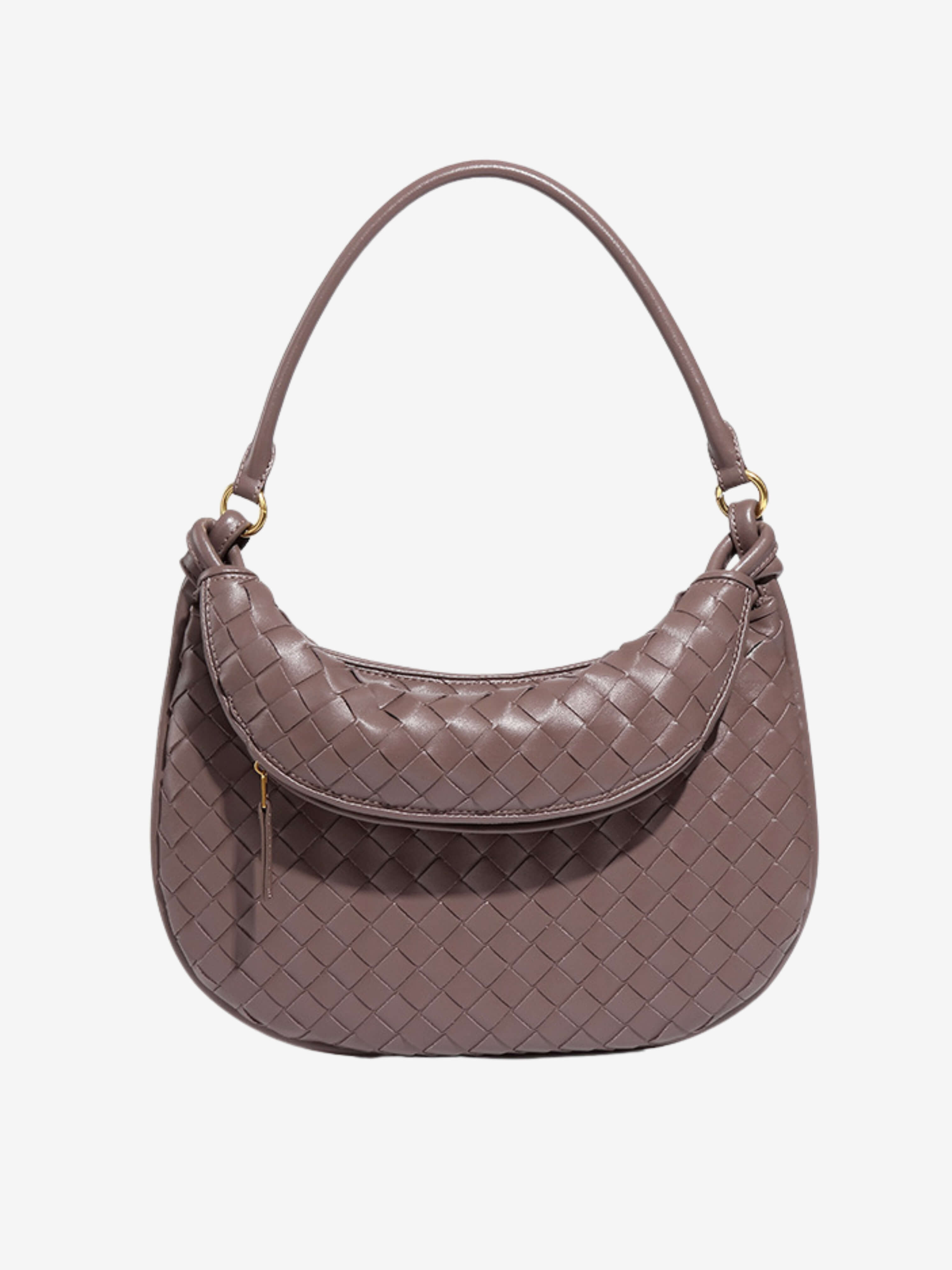 CONVERTIBLE WOVEN SHOULDER BAG