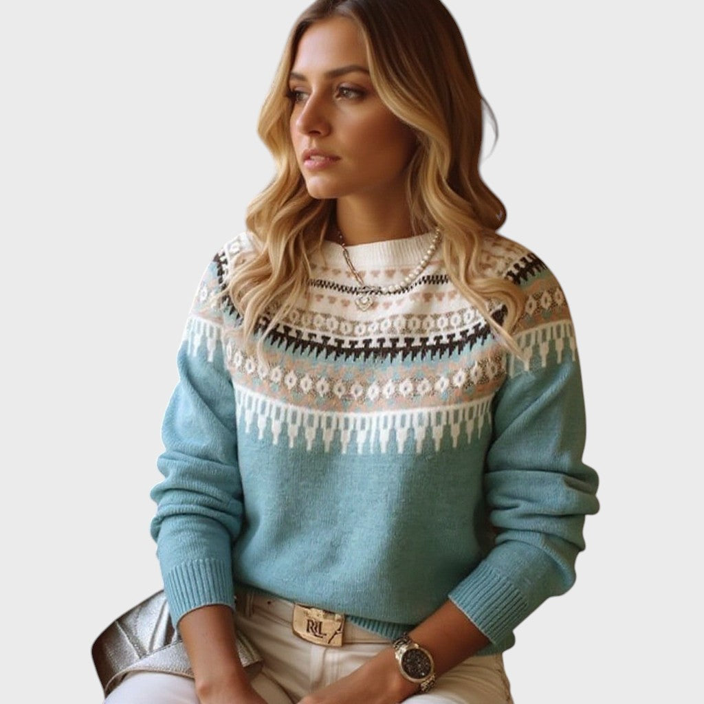 Nora | Charming Sweater with Nordic Pattern