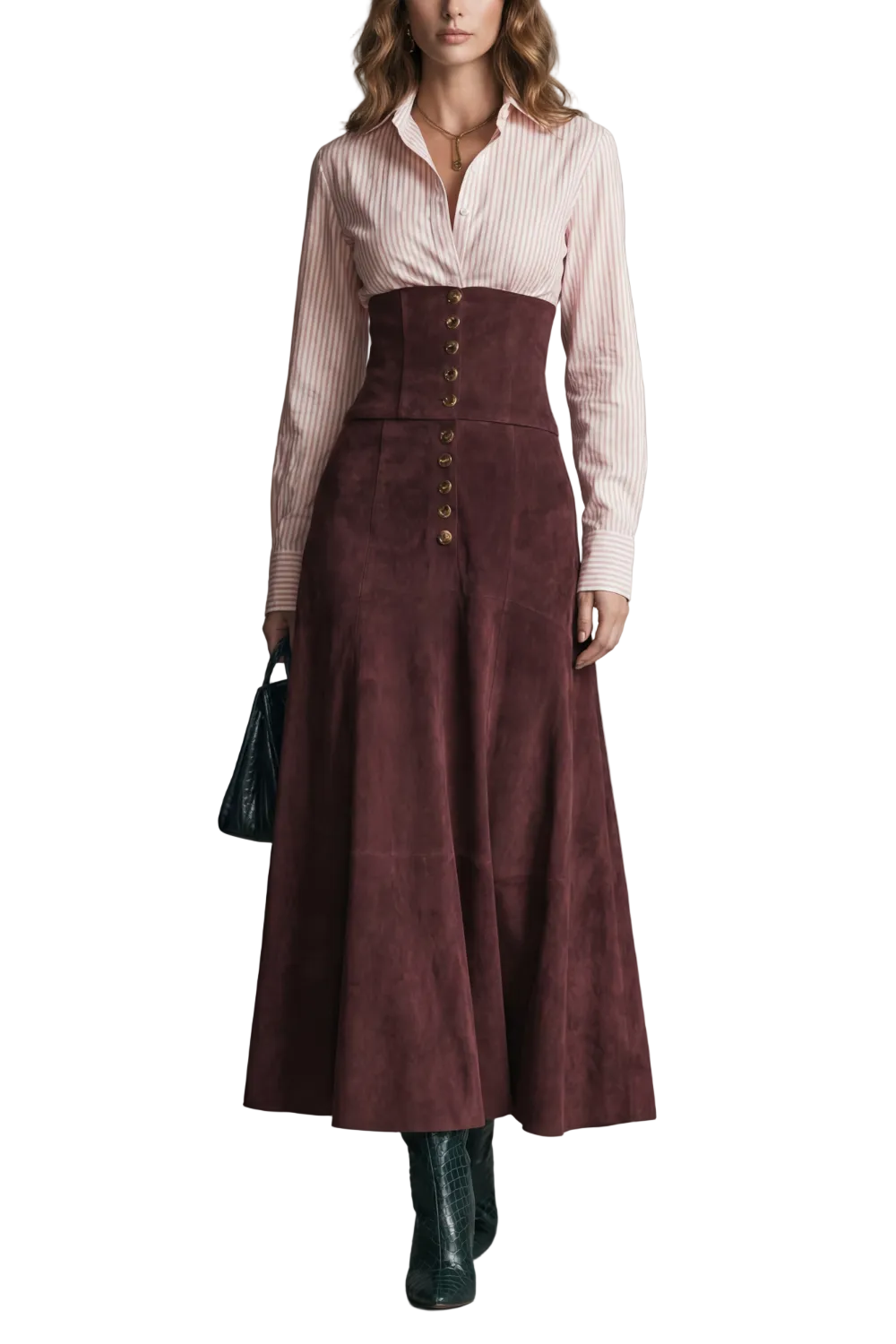 Avelinne – Corset waist silhouette – Maxi dress