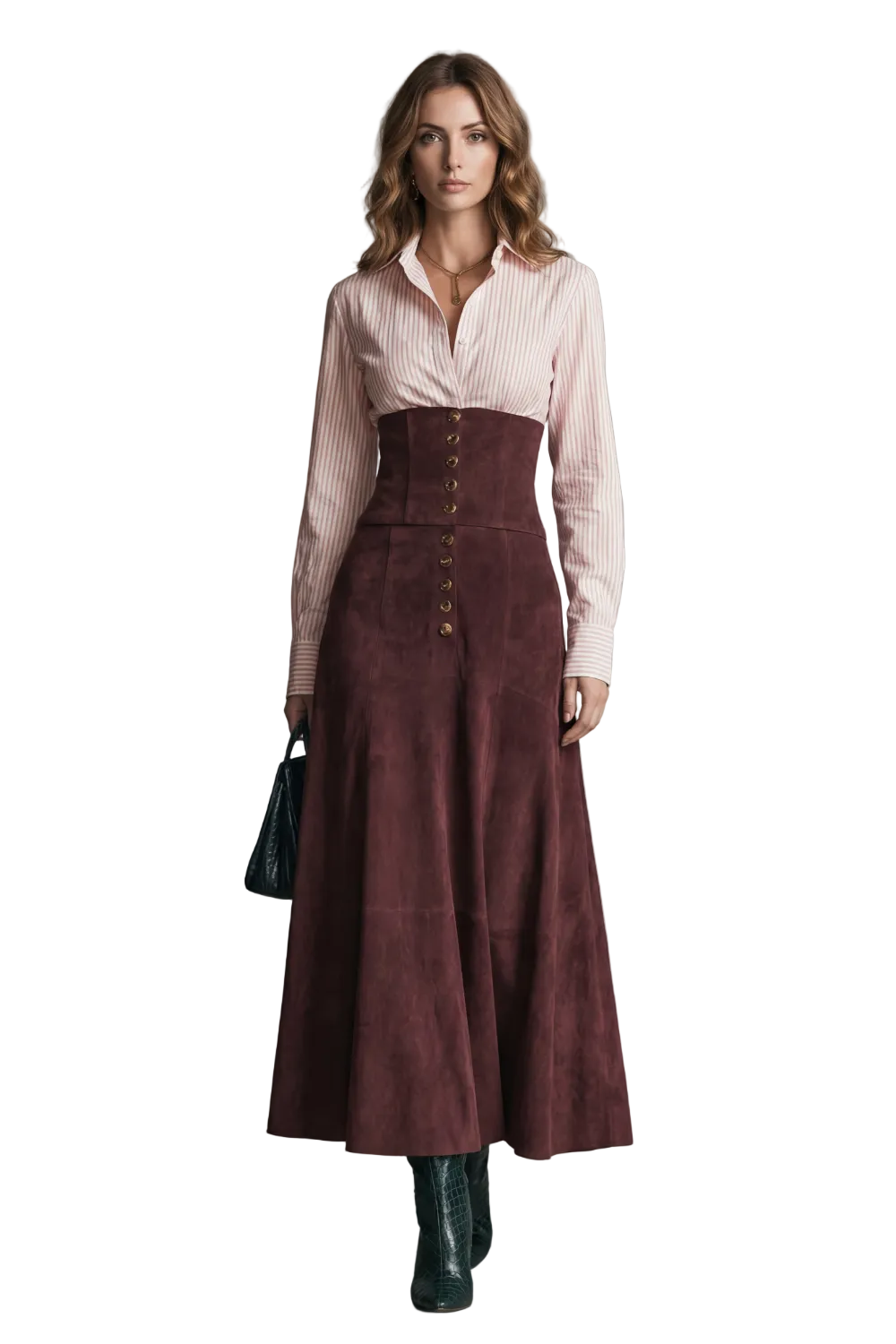 Avelinne – Corset waist silhouette – Maxi dress