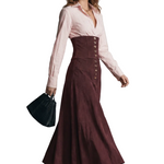 Avelinne – Corset waist silhouette – Maxi dress