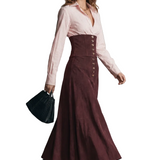 Avelinne – Corset waist silhouette – Maxi dress