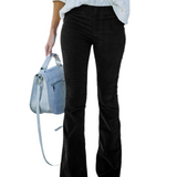 COMFORTABLE FLARE TROUSERS