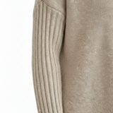 FIGURE-HUGGING TURTLENECK TOP