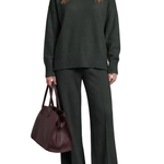 Casavella – Folded collar charm – Knit lounge set