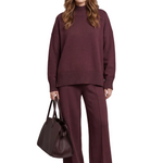 Casavella – Folded collar charm – Knit lounge set
