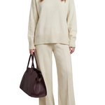 Casavella – Folded collar charm – Knit lounge set